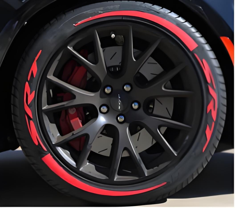 3D gumiból készült dekoratív matricák autók és motorkerékpárok keréktárcsáihoz (Márka: Pellypiggy; Anyag: Gumi; Dizájn: 3D összekapcsolt; Kompatibilis: Autók és motorkerékpárok)