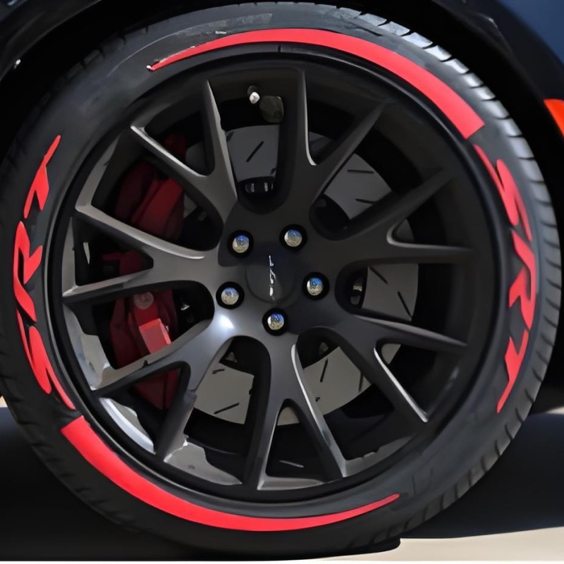 3D gumiból készült dekoratív matricák autók és motorkerékpárok keréktárcsáihoz (Márka: Pellypiggy; Anyag: Gumi; Dizájn: 3D összekapcsolt; Kompatibilis: Autók és motorkerékpárok)