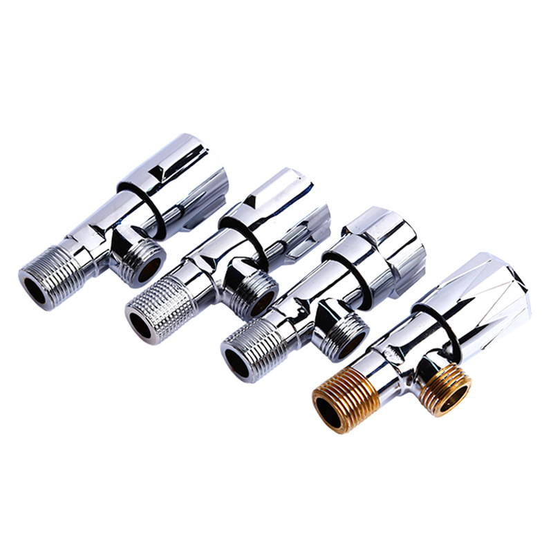 Réz szögletes szelep, 12-es modell, menetes csatlakozás, 20 mm belső Ø, atmoszferikus működés, modern minimalist design