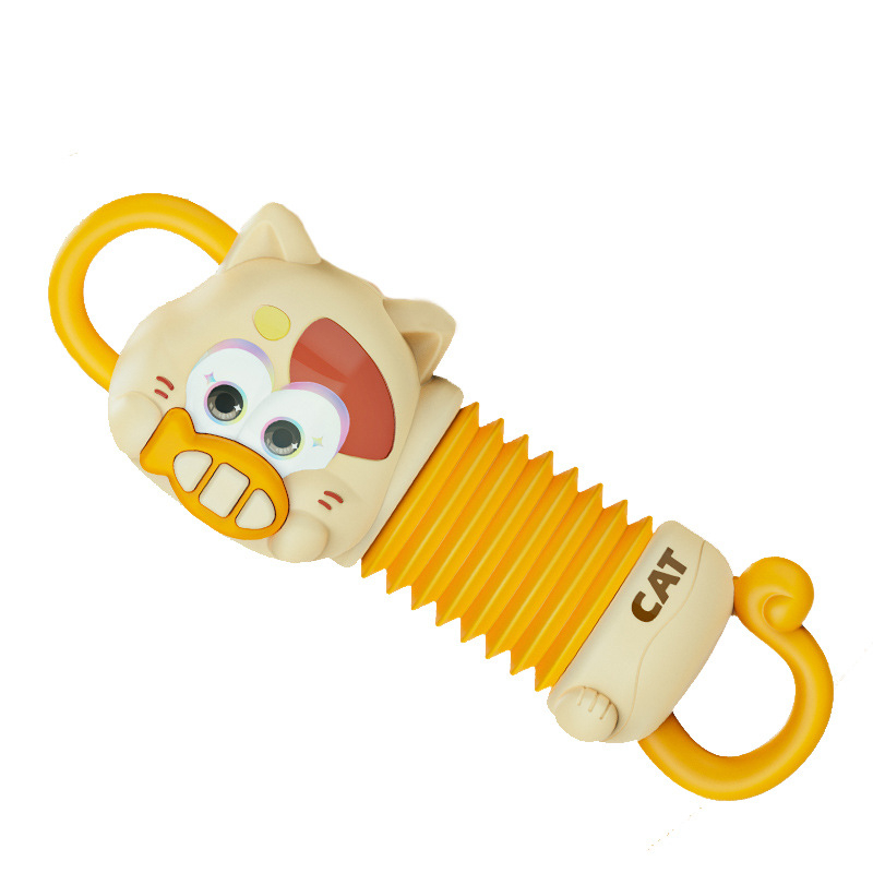 Jucărie muzicală cu acordeon din plastic pentru copii cu vârsta 4–6 ani, unisex, pian tras de mână pentru educație timpurie.