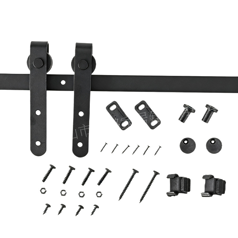 Lulu Lulmi50 Acélból készült barn door hardver, szekrényekhez és TV-szekrényekhez, homokfúvott felülettel, modell Lulmi50