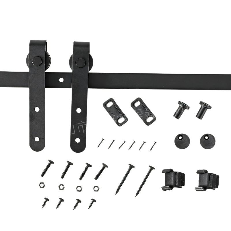 Lulu Lulmi50 Acélból készült barn door hardver, szekrényekhez és TV-szekrényekhez, homokfúvott felülettel, modell Lulmi50