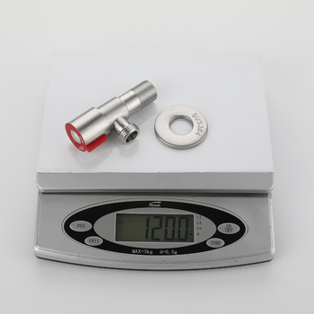 Ventil unghiular din oțel inoxidabil 304, montaj în perete, model s005, presiune de lucru 1,6 MPa, diametru interior 8 mm