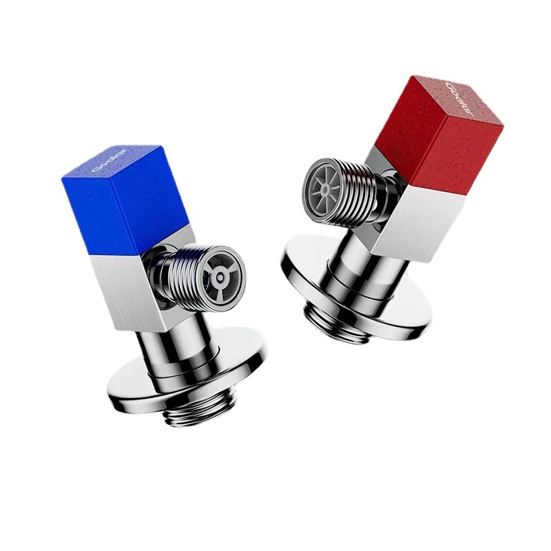 Goalar GA01 Supapă de control din alamă pentru robinetul unghiular de toaletă, întrerupător boiler, anti-miros și silențios, 2 MPa, diametrul interior 4 mm, instalație în spirală