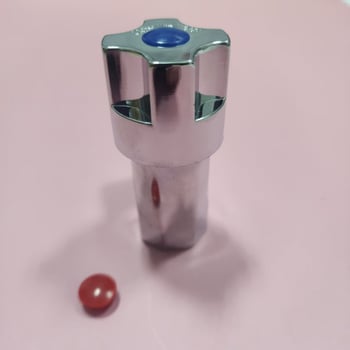 Valvă unghiulară Watermark certificată pentru baie și bucătărie, apă caldă/rece, funcționare manuală