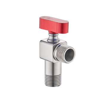 Valvă cu bilă din oțel inoxidabil 304, unghiulară, montaj încastrat, pentru baie și bucătărie, greutate 149,5 g