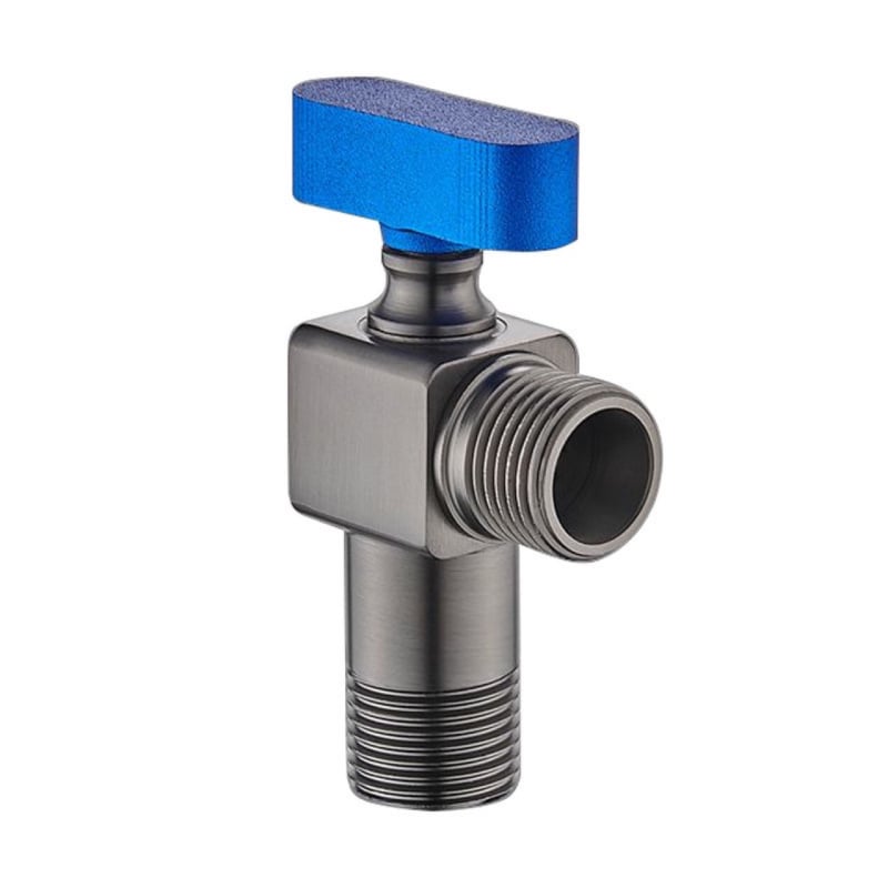 Valvă cu bilă din oțel inoxidabil 304, unghiulară, montaj încastrat, pentru baie și bucătărie, greutate 149,5 g