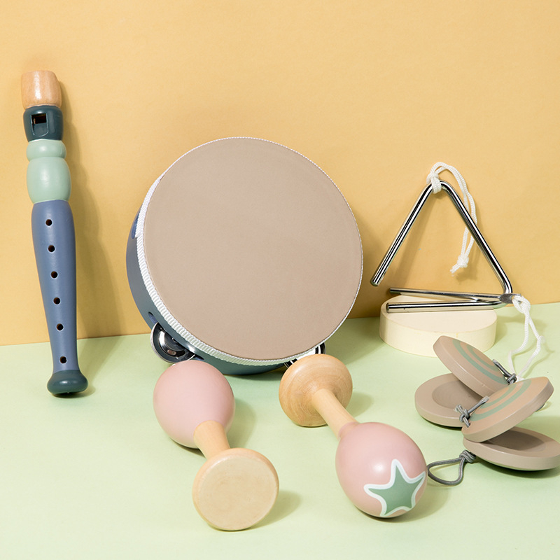 Drveni dječji Orff set instrumenata za bebe – rana glazbena edukacija, razvoj mozga, interakcija roditelj-dijete, zapadne udaraljke