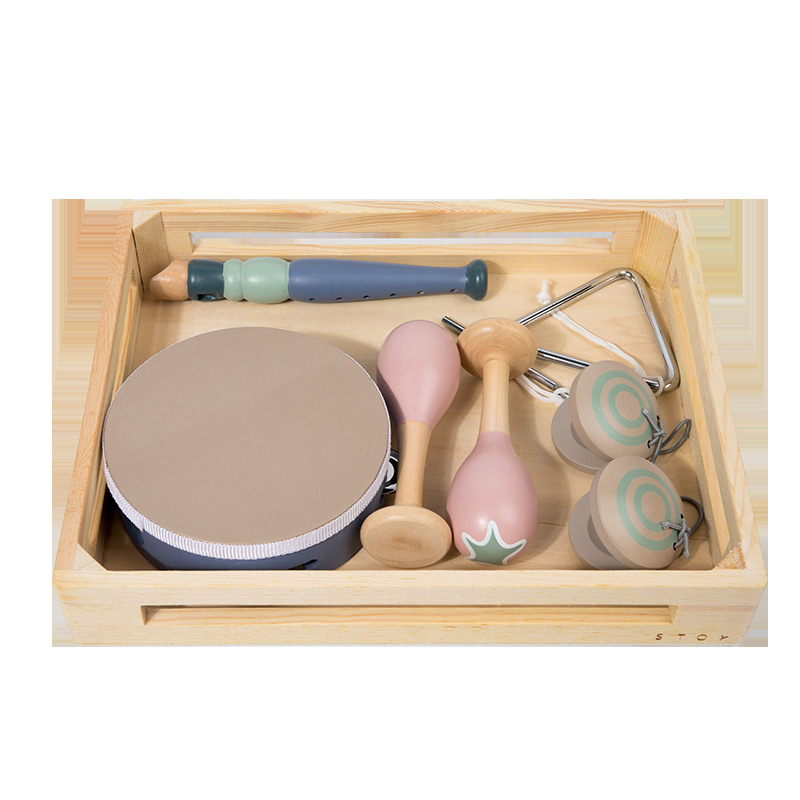Drveni dječji Orff set instrumenata za bebe – rana glazbena edukacija, razvoj mozga, interakcija roditelj-dijete, zapadne udaraljke
