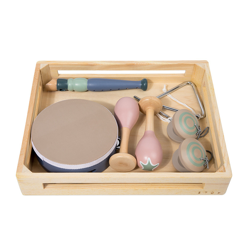 Drveni dječji Orff set instrumenata za bebe – rana glazbena edukacija, razvoj mozga, interakcija roditelj-dijete, zapadne udaraljke
