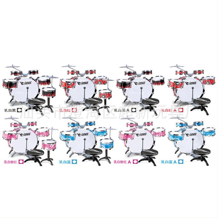 Set de tobe pentru copii – material plastic, brand CX, origine Shantou, Guangdong, destinat copiilor 4-6 ani.