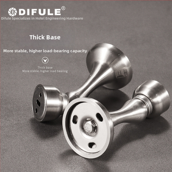 Stoper pentru ușă DFL-P001D, magnet puternic din oțel inoxidabil 304, design fără sudură, montaj pe perete sau pe podea, control automat, DIFULE, stil modern minimalist