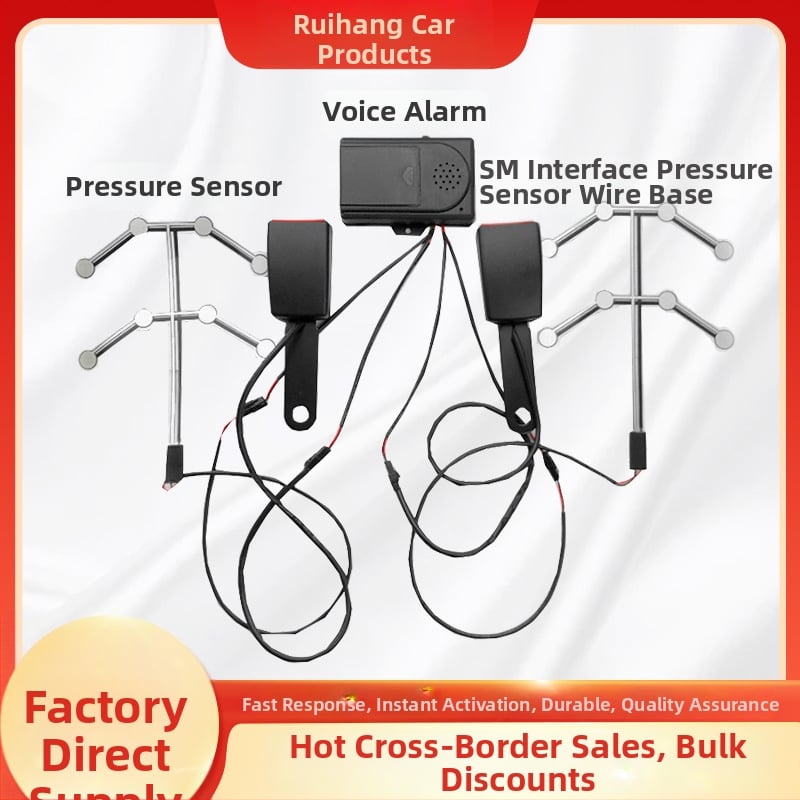 Sistem de alarmă pentru centura de siguranță cu senzor de presiune pe scaun – Notificare pentru scaunul pentru copii pentru autoturisme, camioane și motostivuitoare