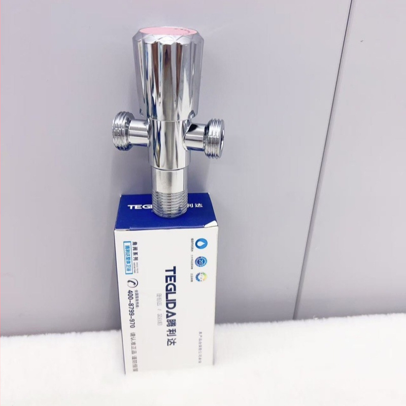 Ventil unghiular din alamă, model 1088, montaj încastrat, stil american, marcă Teng Lida