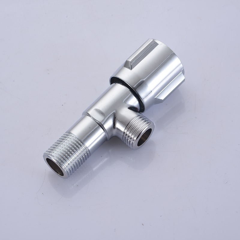 Supapă unghiulară din alamă D-6021, montaj în perete, diametru interior 20 mm, presiune de lucru 0,75 MPa, potrivită pentru toaletă, robinet și boiler