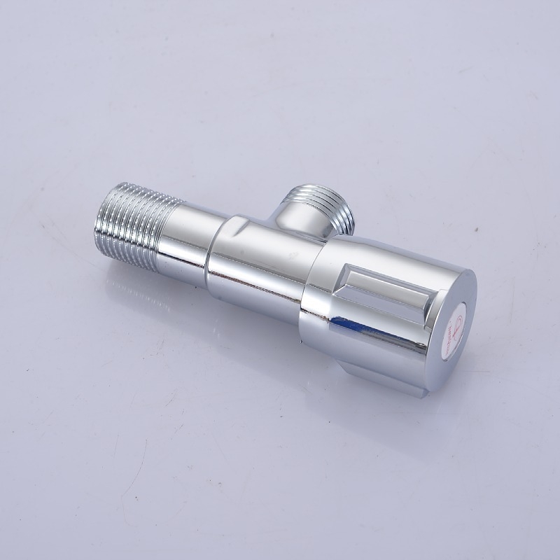 Supapă unghiulară din alamă D-6021, montaj în perete, diametru interior 20 mm, presiune de lucru 0,75 MPa, potrivită pentru toaletă, robinet și boiler