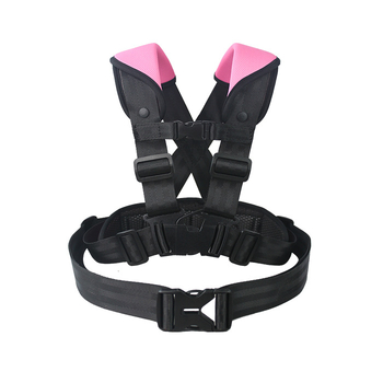 Vestă de siguranță pentru copii pentru ciclism - material poliester, proiectată pentru siguranța copiilor în timpul mersului.