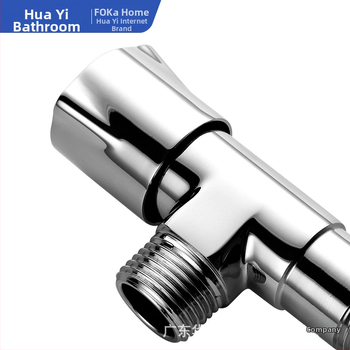 Ventil din alamă pentru baie, apă caldă/rece, montaj în perete, model 12098KW4, diametru interior 4 mm, presiune de lucru 6–8 kg