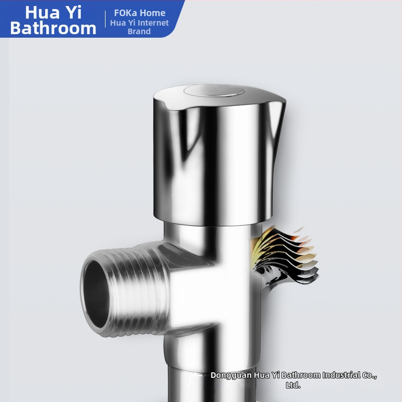 Ventil din alamă pentru baie, apă caldă/rece, montaj în perete, model 12098KW4, diametru interior 4 mm, presiune de lucru 6–8 kg