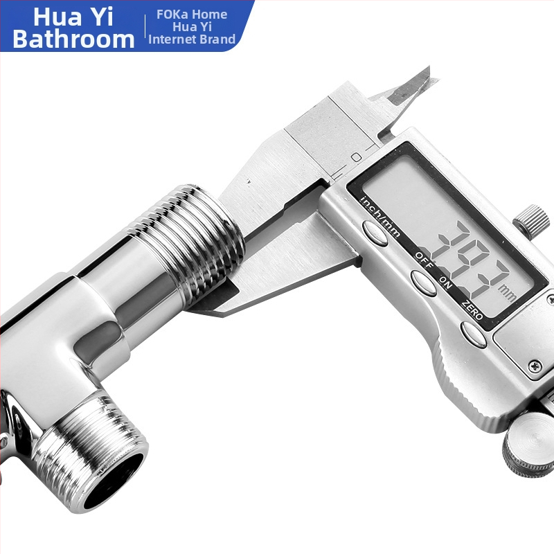 Ventil din alamă pentru baie, apă caldă/rece, montaj în perete, model 12098KW4, diametru interior 4 mm, presiune de lucru 6–8 kg