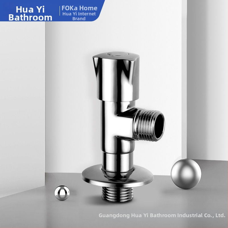 Ventil din alamă pentru baie, apă caldă/rece, montaj în perete, model 12098KW4, diametru interior 4 mm, presiune de lucru 6–8 kg