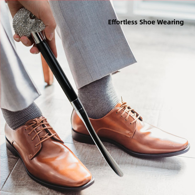 Shoe Horn Xb140 – Maximilian, finisaj electroplatinat metalic, stil modern de înaltă calitate