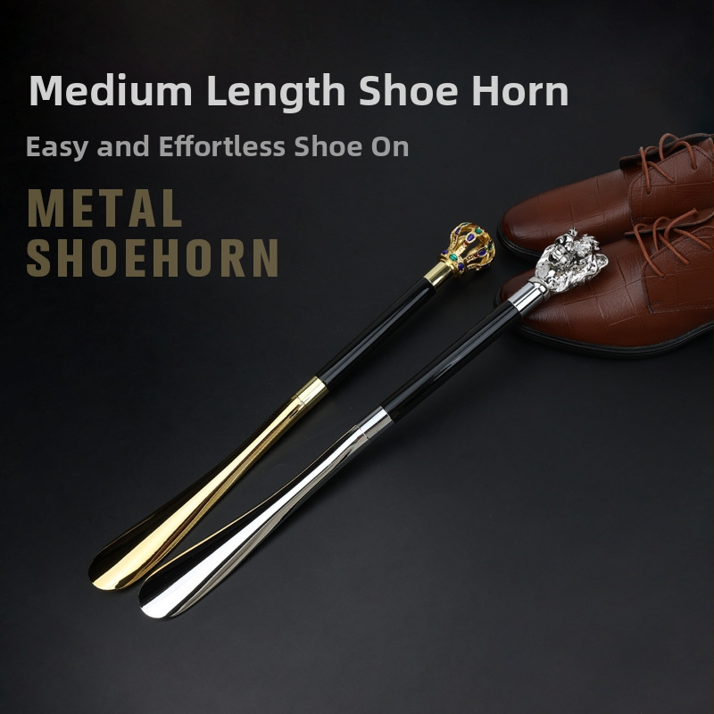 Shoe Horn Xb140 – Maximilian, finisaj electroplatinat metalic, stil modern de înaltă calitate