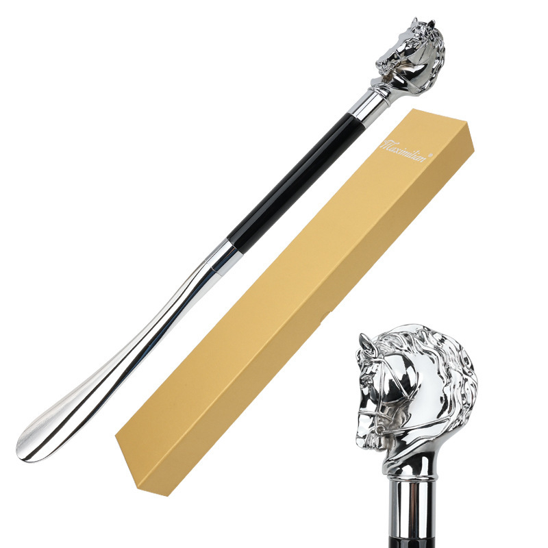 Shoe Horn Xb140 – Maximilian, finisaj electroplatinat metalic, stil modern de înaltă calitate
