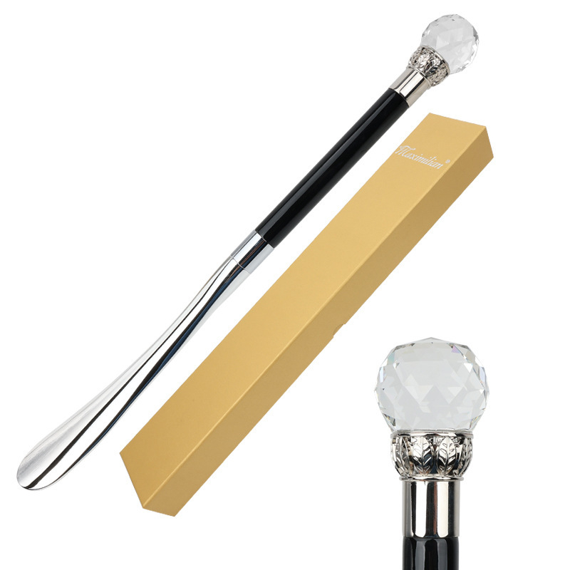 Shoe Horn Xb140 – Maximilian, finisaj electroplatinat metalic, stil modern de înaltă calitate