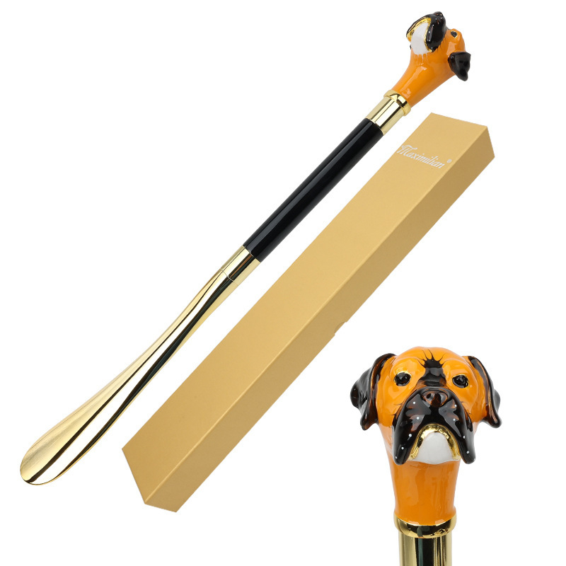 Shoe Horn Xb140 – Maximilian, finisaj electroplatinat metalic, stil modern de înaltă calitate