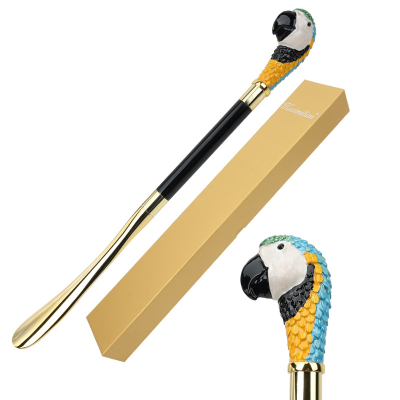 Shoe Horn Xb140 – Maximilian, finisaj electroplatinat metalic, stil modern de înaltă calitate