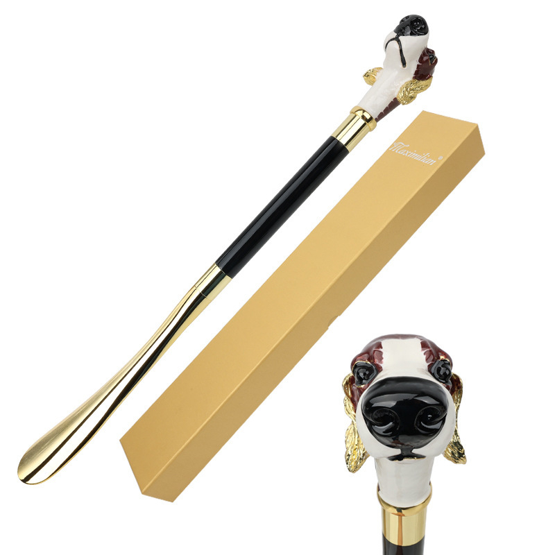 Shoe Horn Xb140 – Maximilian, finisaj electroplatinat metalic, stil modern de înaltă calitate