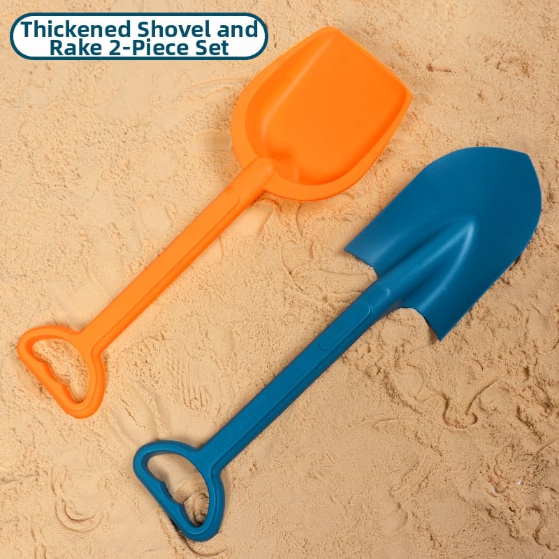 Set de jucării pentru plajă pentru copii: unelte din plastic pentru nisip, inclusiv o lopățică și o găleată; joacă în nisip; ambalaj într-o pungă din plasă; potrivit pentru 4–6 ani.