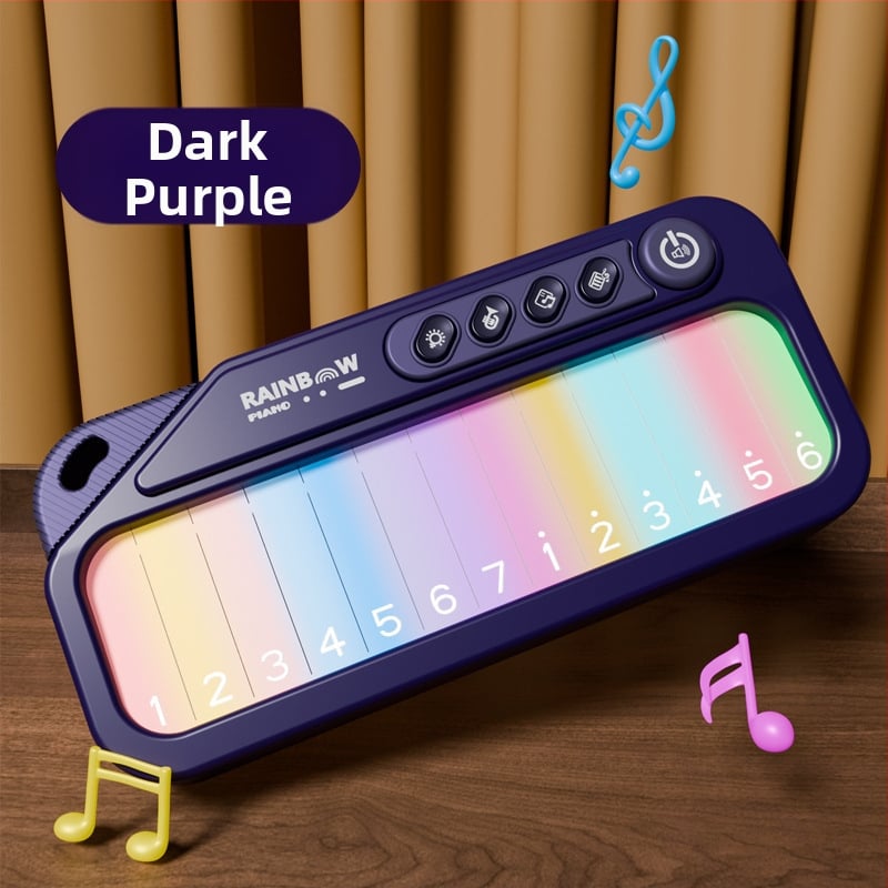 Jucărie-pian electronic din plastic, touchscreen, alimentare cu baterii, pentru copii 4–6 ani, cutie muzicală educațională