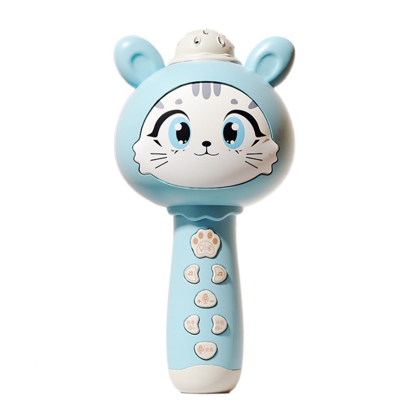 Microfon Bluetooth wireless pentru copii — Jucărie muzicală de karaoke și învățare timpurie pentru 4–6 ani