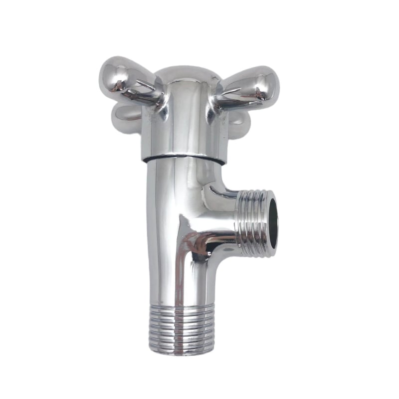 Zidni trokutasti ventil za zatvaranje (Model 008, cinkov spoj s elektroplatom, 0,8 MPa, kuhinja)