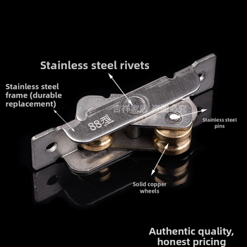 Rulment pentru ferestre – rolă inferioară din oțel inox, tip rolă, pentru ferestre PVC