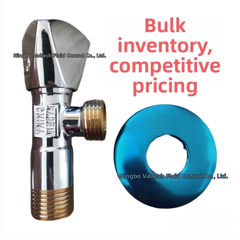 Valvă unghiulară (din cupru, model LT1006, instalație în perete, sistem de duș)