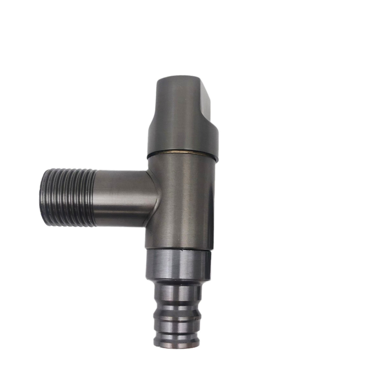 Slavina za perilicu rublja, T-tip, zidna – nehrđajući čelik, Model 008, 0,8 MPa