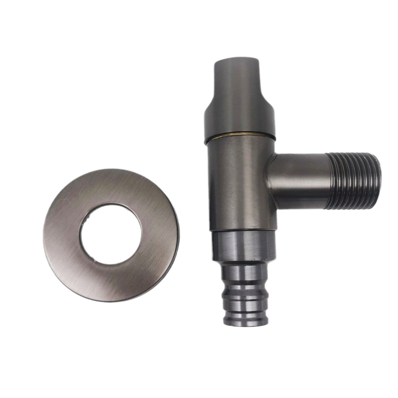 Slavina za perilicu rublja, T-tip, zidna – nehrđajući čelik, Model 008, 0,8 MPa