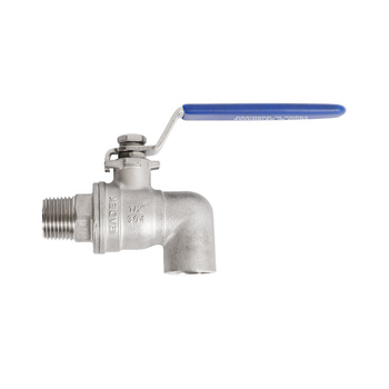 Supapă cu bilă din oțel inoxidabil 304 din două părți, cu filet intern și extern, dimensiuni 1/2 inch și 3/4 inch