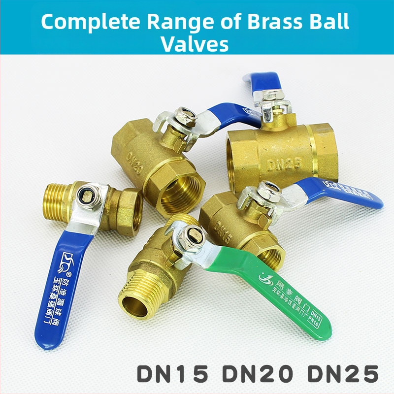 Valvă cu bilă din alamă, filet interior, pentru apă caldă, flux drept; presiune de lucru 16 kg, corp turnat din cupru, Bathing Ding