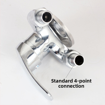 Trojuholníkový sprchový mixér, povrchová montáž, sprchový kohútik, sprchový ventil, prevádzkový tlak 0.8