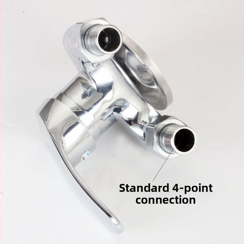 Trojuholníkový sprchový mixér, povrchová montáž, sprchový kohútik, sprchový ventil, prevádzkový tlak 0.8