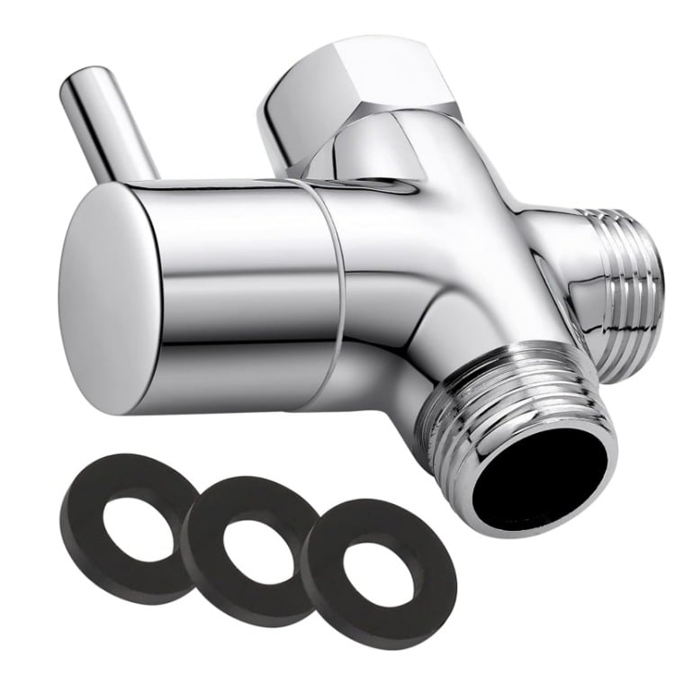 Distribuitor de duș cu ventile în trei direcții, din cupru, model ST-08, stil modern minimalist