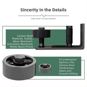 Zariadenie pre garážové dvere s koľajnicou — osem v jednom pendulum stop, uhlíková oceľ, práškové lakovanie, moderný a jednoduchý štýl