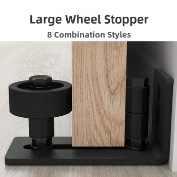 Zariadenie pre garážové dvere s koľajnicou — osem v jednom pendulum stop, uhlíková oceľ, práškové lakovanie, moderný a jednoduchý štýl