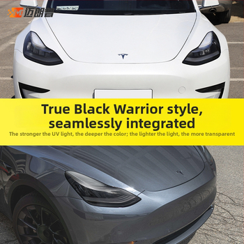 Tesla TPU film za prednja i stražnja svjetla s kontrolom osvjetljenja, tamnjenje i promjena boje, kompatibilan s Model 3, X, S, Y