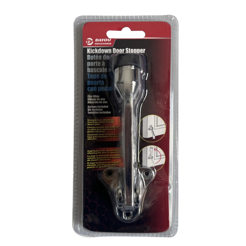 Ajtóstopper patkó alakú, ötvözet cink, modern minimalist stílus