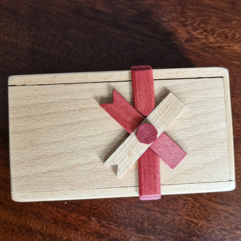 Luban kutija s puzzlom - drvena kutija za pohranu i darove sa mehanizmom otključavanja, prilagodba logotipa OEM